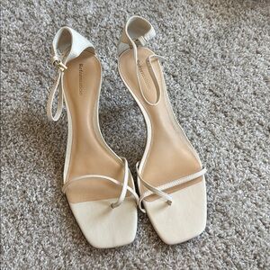 Reformation Gigi Strappy Mid Heel Sandal